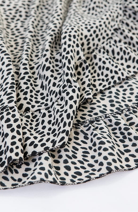 Cheetah Jurk Zara Beige – shoparchief — foto 5
