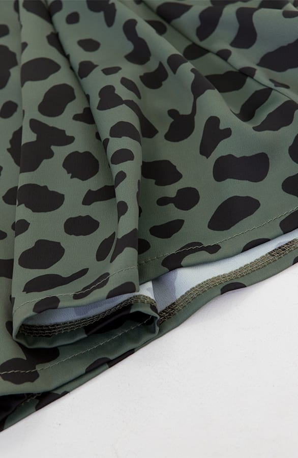 Cheetah Rok Fibi Legergroen – shoparchief — foto 4