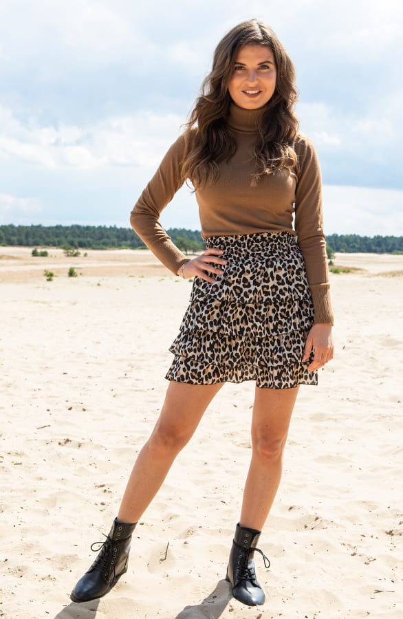 Laagjes Rok Miley Camel – shoparchief — foto 9