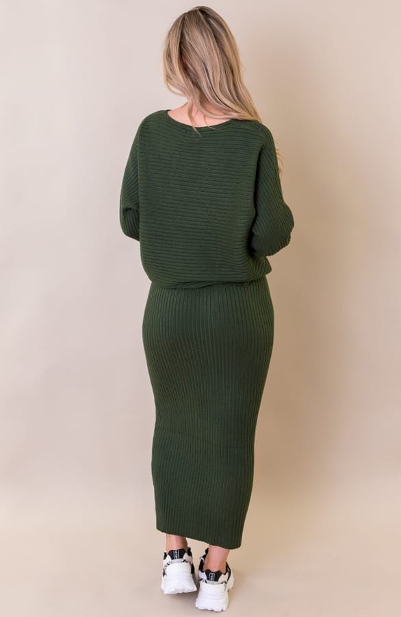 Maureen Twinset Rok Legergroen – shoparchief — foto 5
