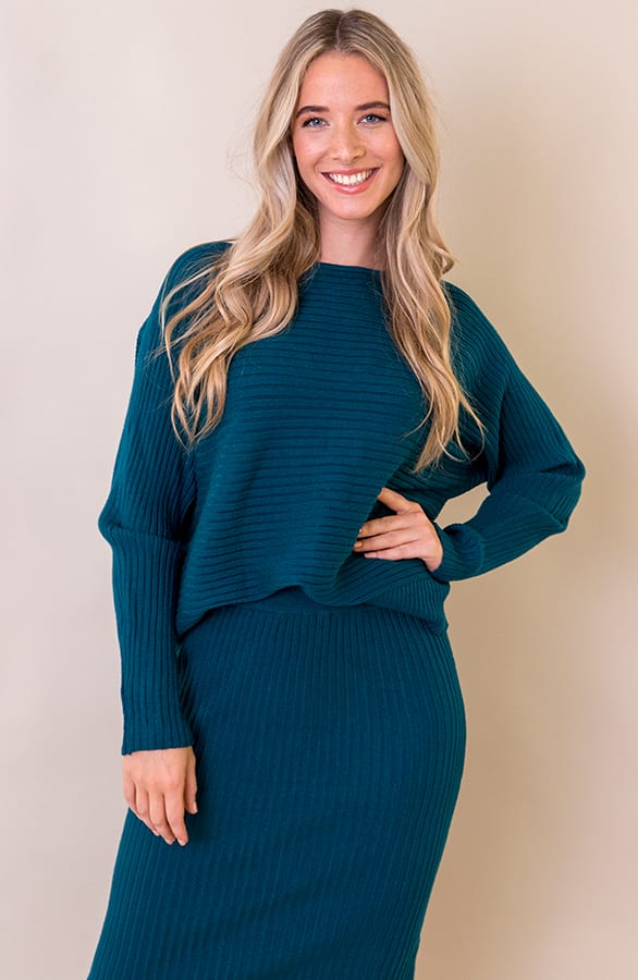 Maureen Twinset Rok Petrol – shoparchief — foto 5