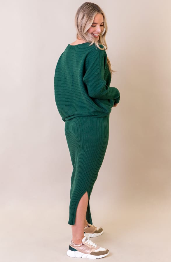 Maureen Twinset Rok Smaragdgroen – shoparchief — foto 3