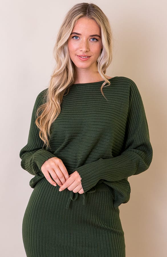 Maureen Twinset Trui Legergroen – shoparchief — foto 5