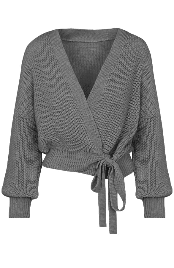 Strik Vest Ruby Grijs – shoparchief