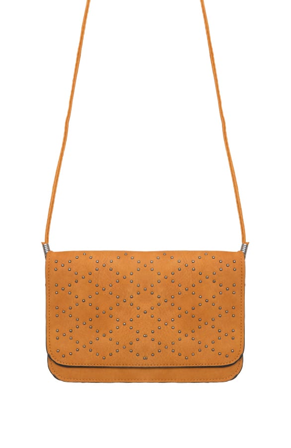 Studs Tasje Sara Cognac – shoparchief