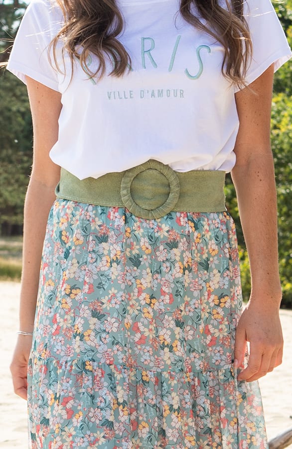 Suede Riem Leah Mint – shoparchief — foto 2