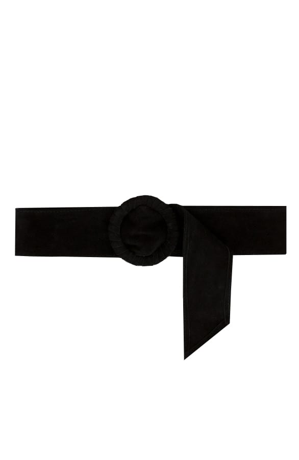 Suede Riem Leah Zwart – shoparchief