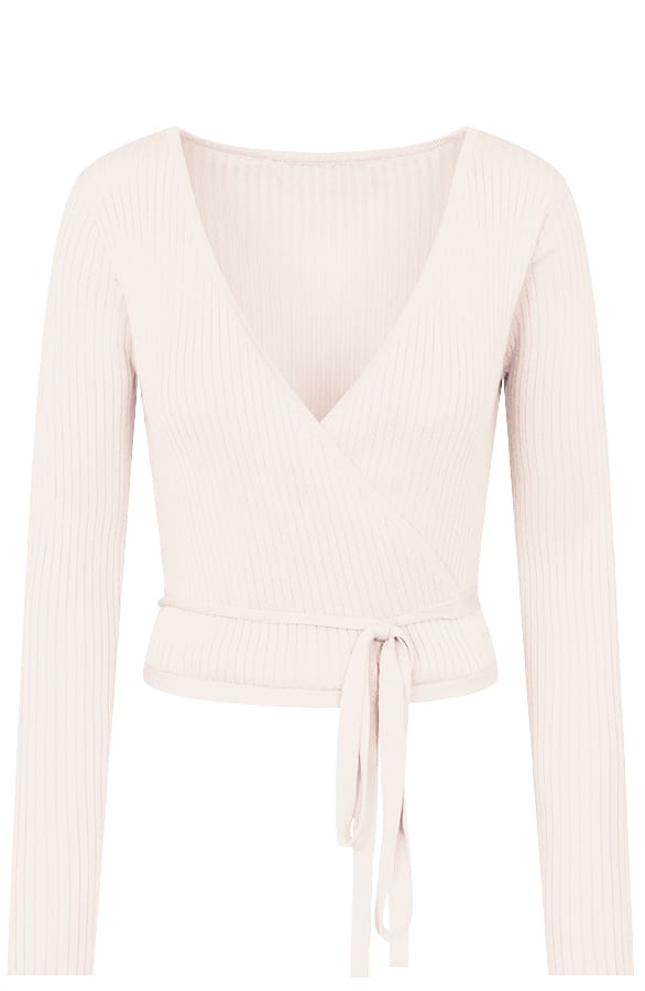 Wikkel Vest Coco Beige – shoparchief