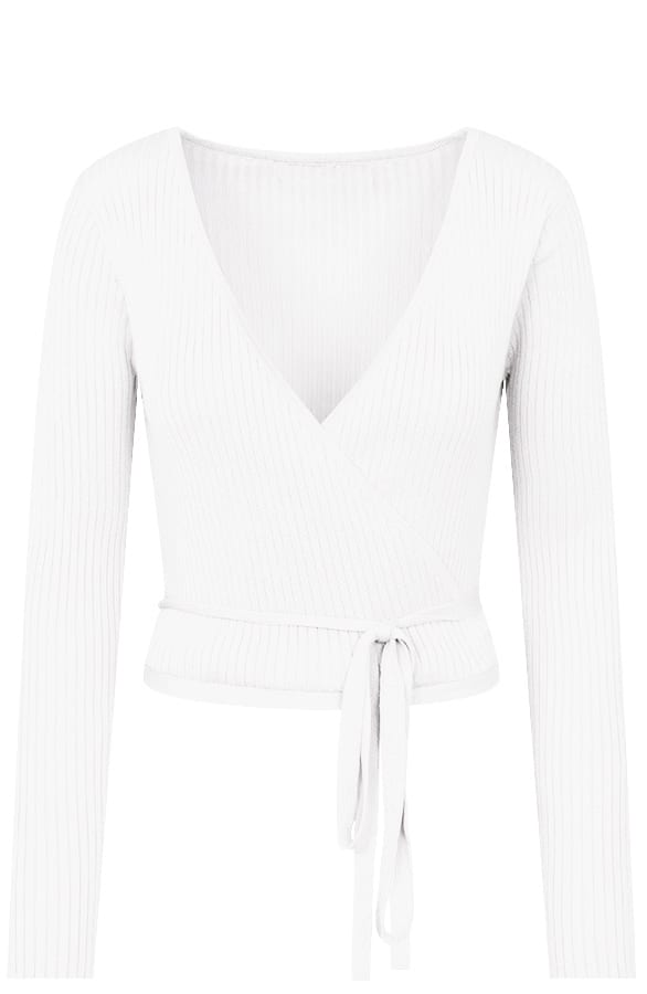 Wikkel Vest Coco Offwhite – shoparchief