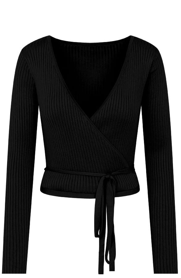 Wikkel Vest Coco Zwart – shoparchief