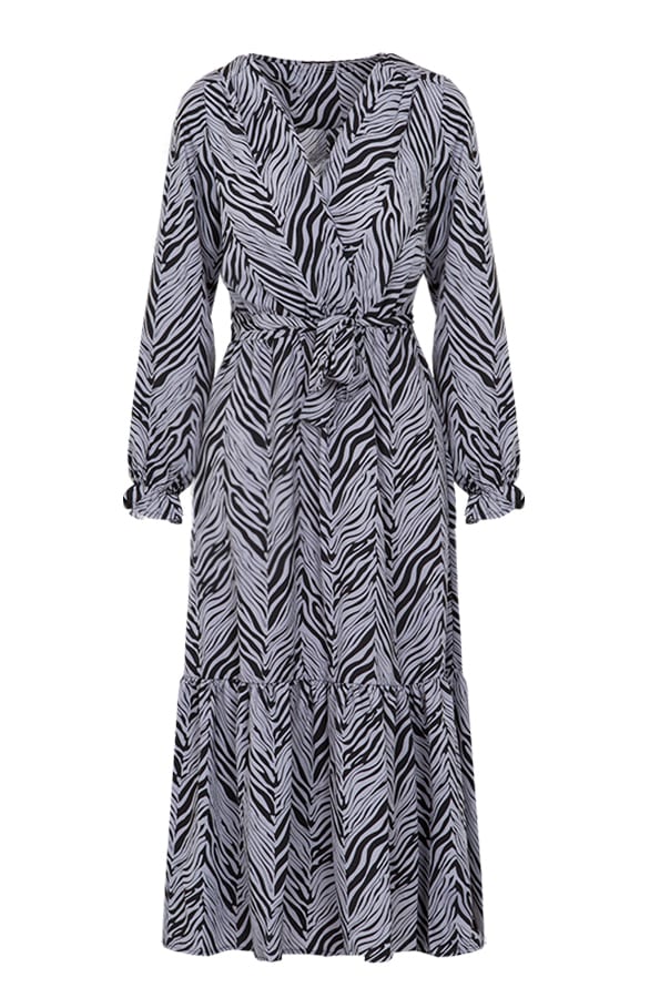 Zebra Maxi Jurk Gigi – shoparchief