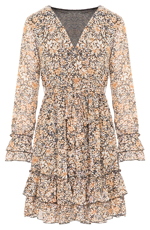 Bloemen Jurk Sofie Lila – shoparchief