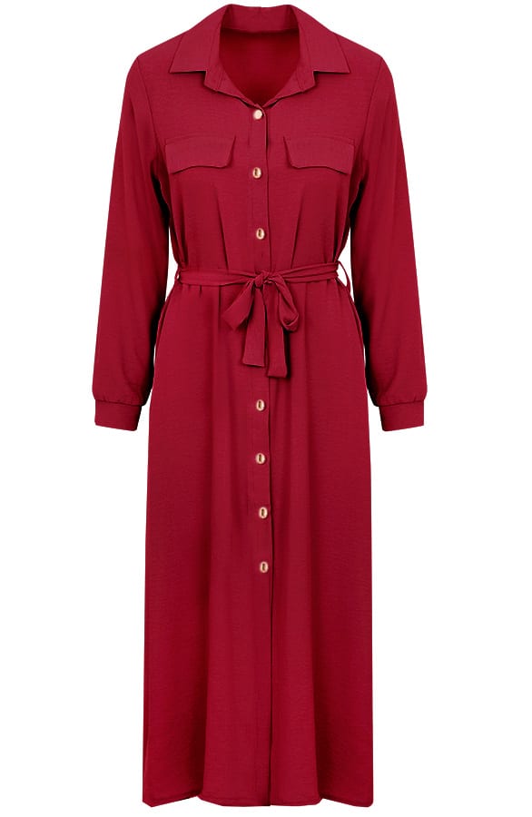 Blousejurk Amalia Bordeaux β shoparchief