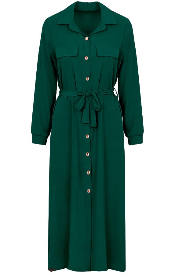 Blousejurk Amalia Smaragd – shoparchief