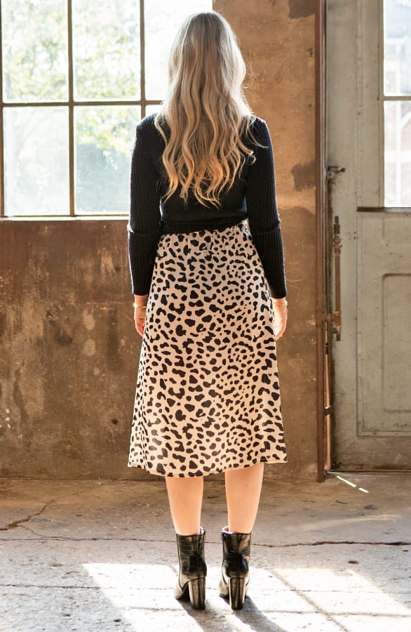 Cheetah Rok Fibi Beige – shoparchief — foto 3