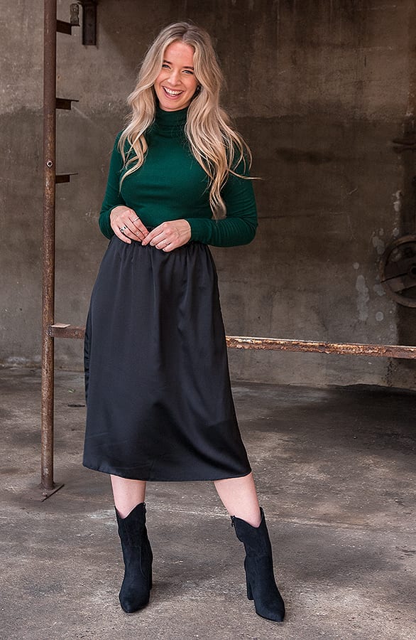Satin Rok Melanie Zwart – shoparchief — foto 2