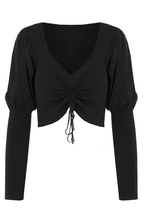 Crop Trui Loïs Zwart – shoparchief