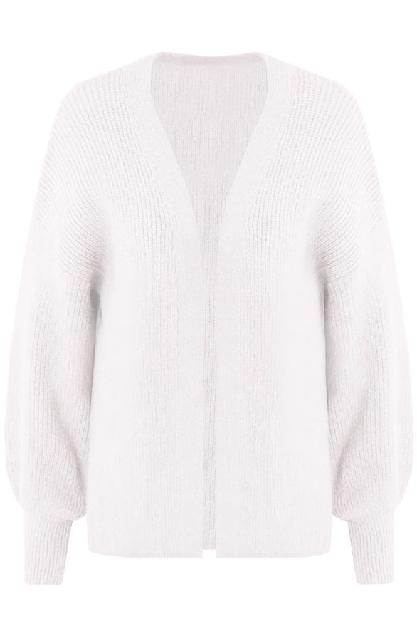 Gebreid Vest Ava Offwhite – shoparchief