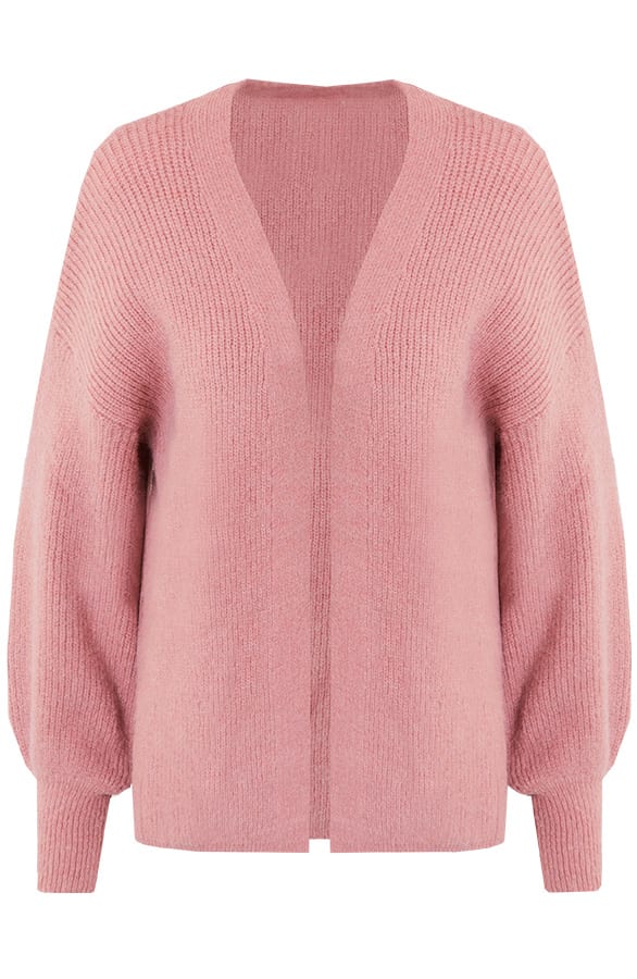 Gebreid Vest Ava Oud Roze – shoparchief