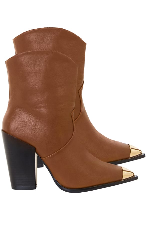 Metallic Boots Izzy Cognac – shoparchief