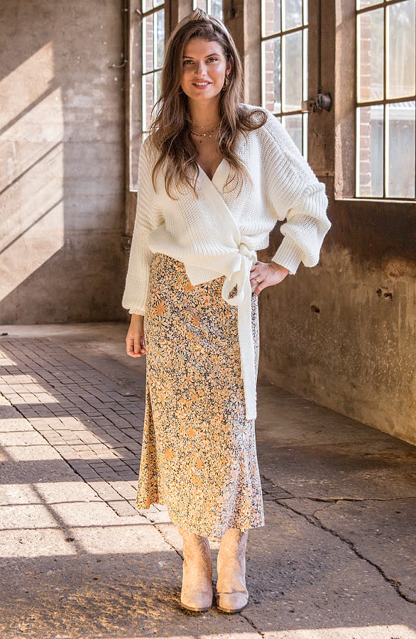 Midi Bloemen Rok Mia – shoparchief — foto 3
