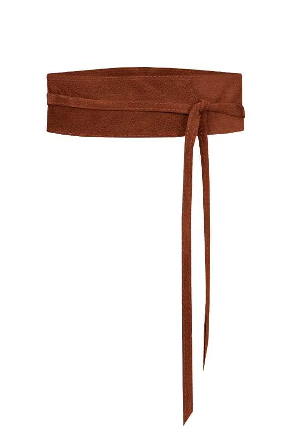 Suede Wikkelriem Clara Caramel – shoparchief