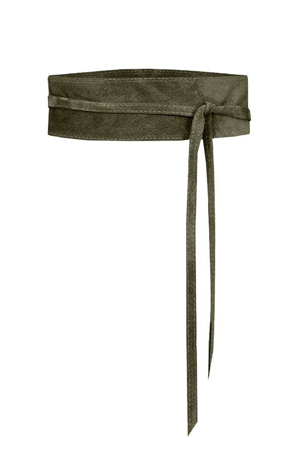 Suede Wikkelriem Clara Groen – shoparchief