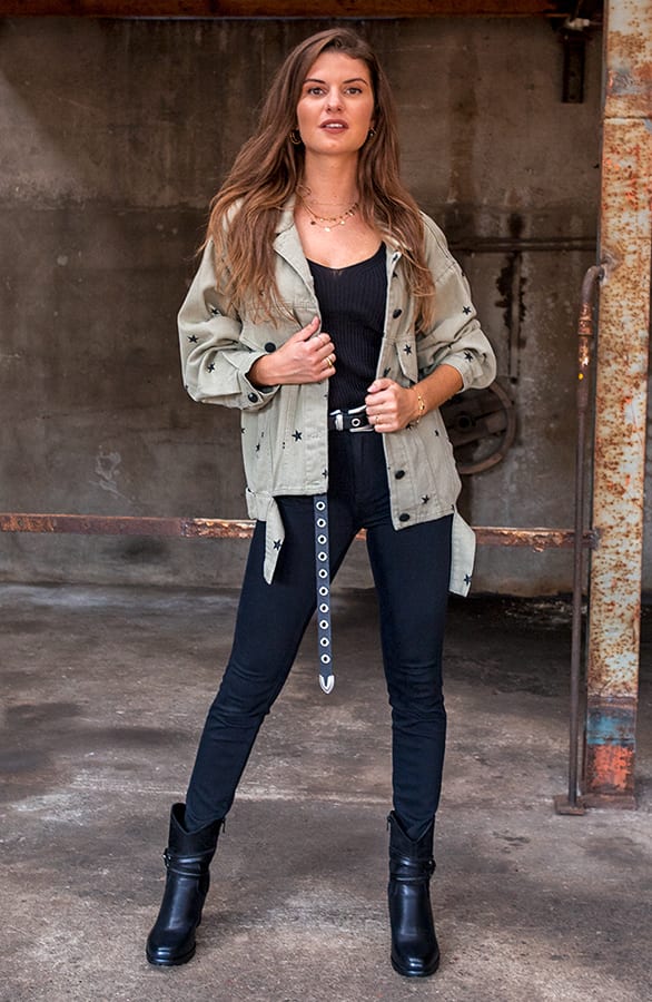 Tara Star Jacket Army – shoparchief — foto 3