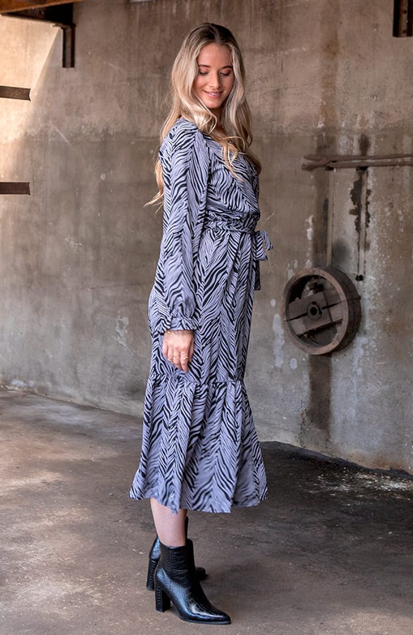 Zebra Maxi Jurk Gigi – shoparchief — foto 3
