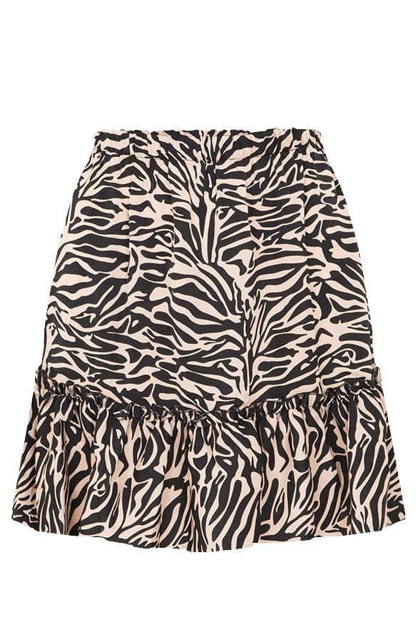 Zebra Rok Floor Zwart Beige – shoparchief