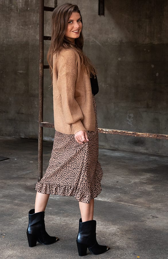 Cheetah Rok Juul Camel – shoparchief — foto 4