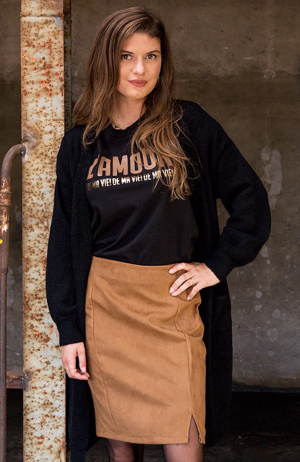 Gebreid Vest Alix Zwart – shoparchief — foto 2