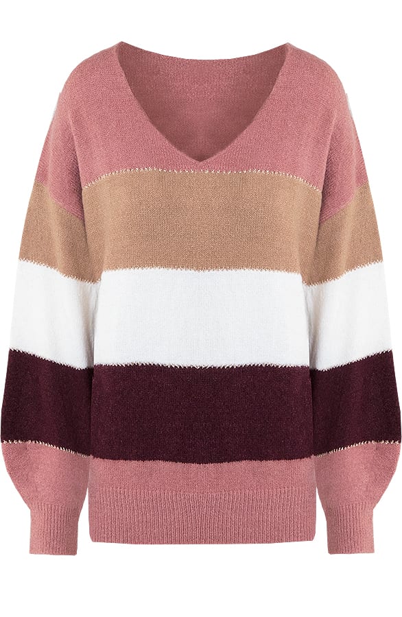 Gestreepte Trui Jess Roze – shoparchief