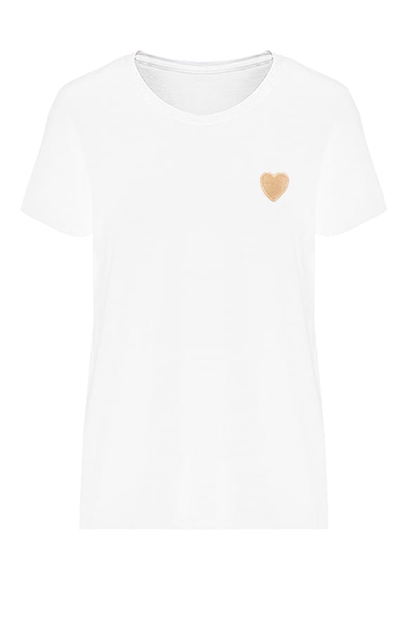Heart Shirt Lucia Wit – shoparchief