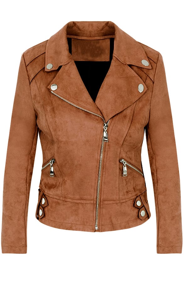 Jessie Biker Jacket Cognac – shoparchief