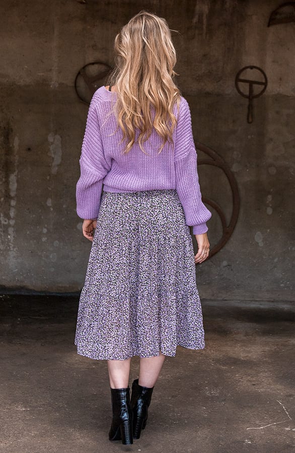 Midi Rok Ciara Lila – shoparchief — foto 3