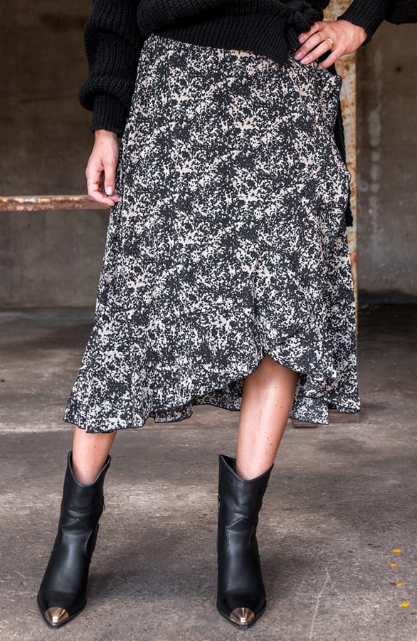 Midi Rok Print Elena – shoparchief