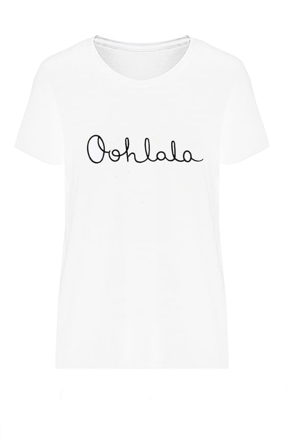 Shirt Oohlala Wit Zwart – shoparchief