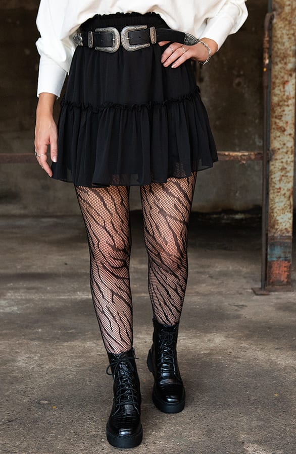 Suze Zebra Tights Black – shoparchief — foto 2