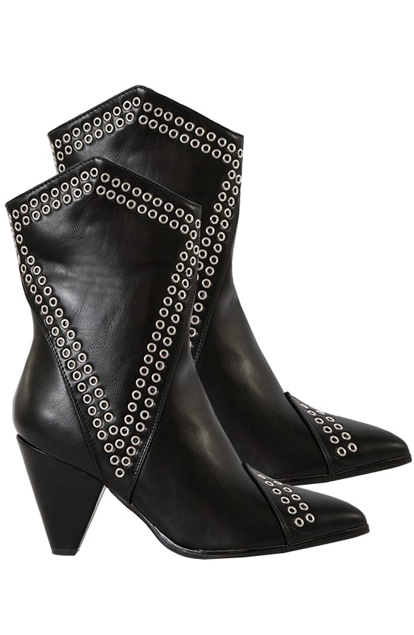 Boots Laurent Zwart Zilver – shoparchief
