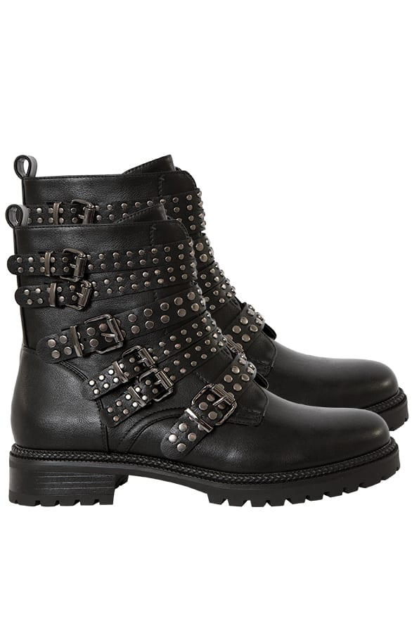 Buckle Boots Studs Robin Zwart – shoparchief