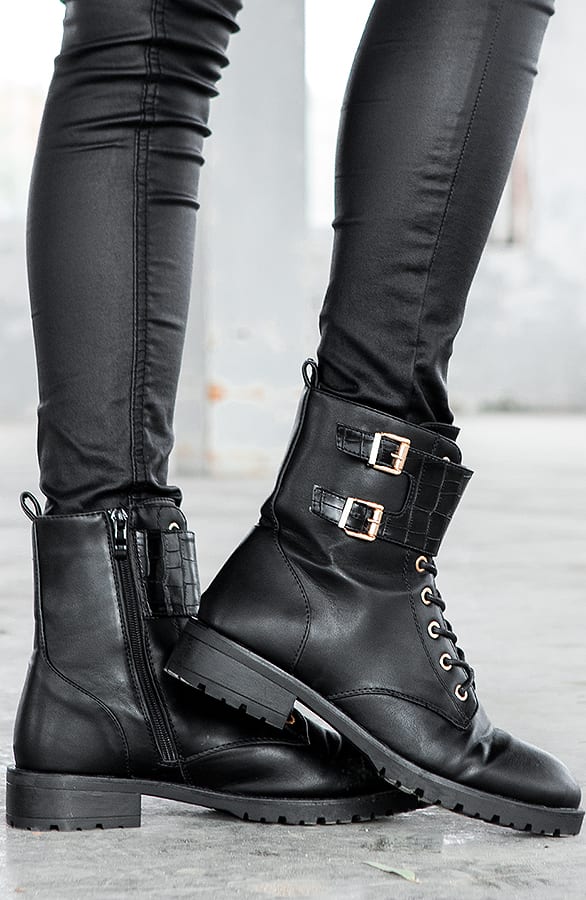 Buckle Snake Boots Mia Black – shoparchief — foto 2