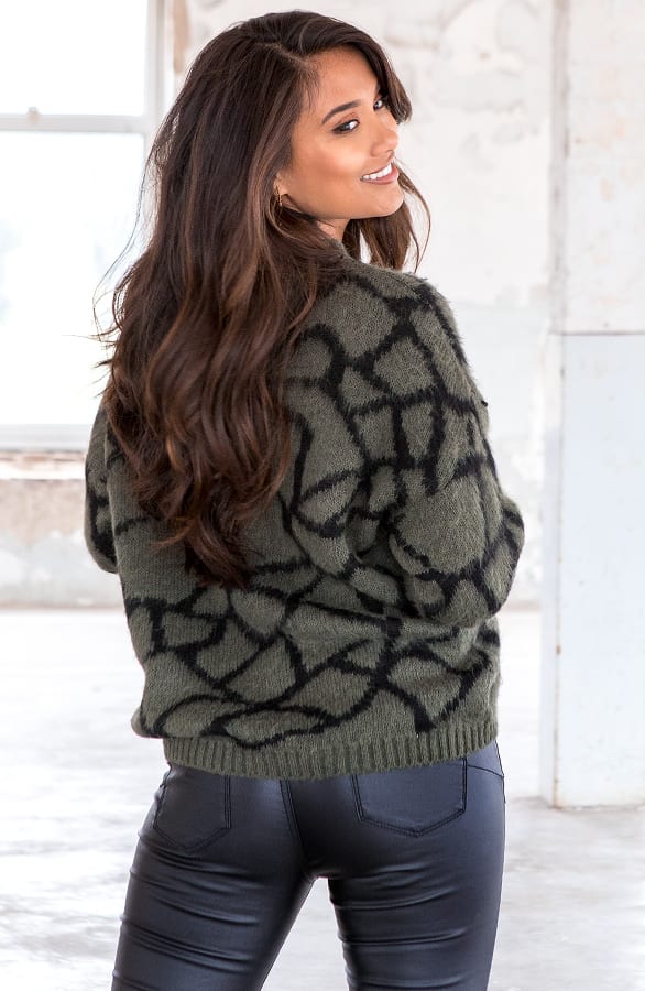 Cece Giraffe Trui Legergroen – shoparchief — foto 3