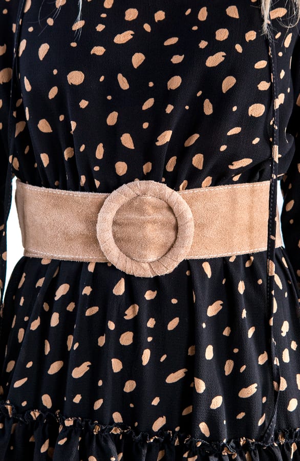 Suede Riem Leah Beige – shoparchief — foto 2