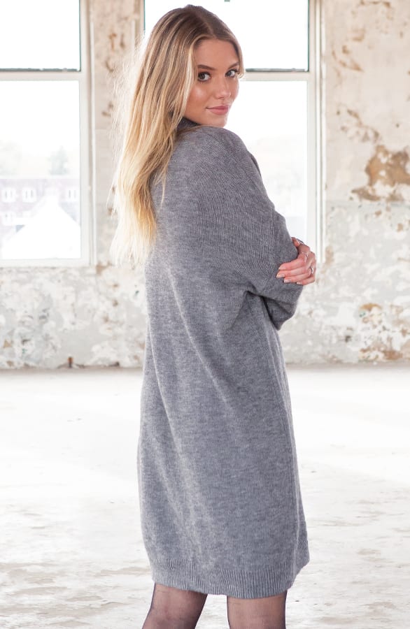 Gebreide Tuniek Met Col Lena Antraciet – shoparchief — foto 2