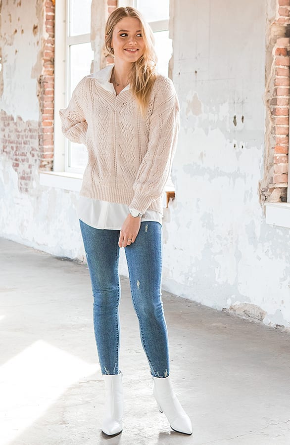 Gehaakte Trui Juna Beige – shoparchief — foto 4