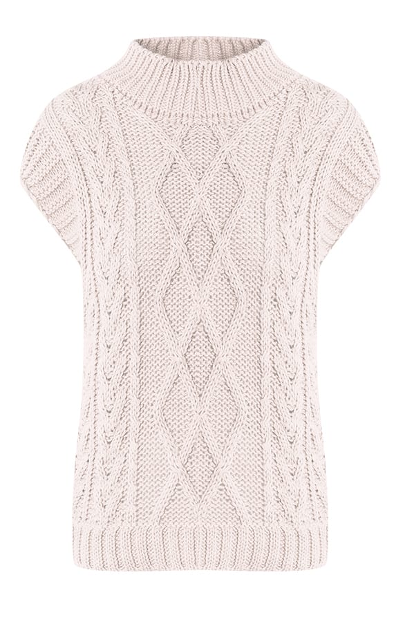 Kabel Spencer Met Col Aiva Beige – shoparchief