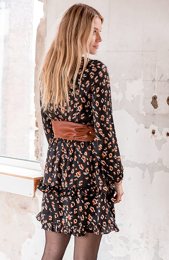 Leren Wikkelriem Veronique Cognac – shoparchief — foto 3