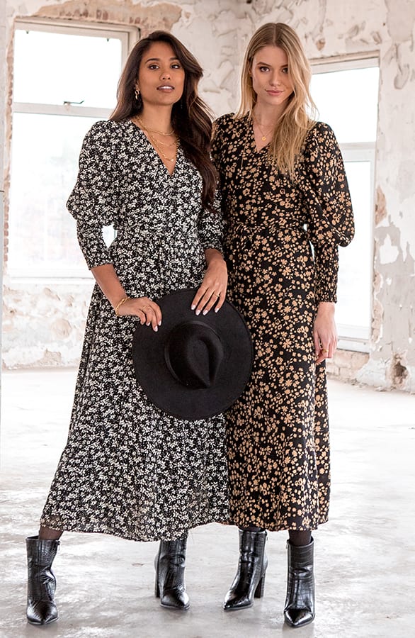Maxi Bloemen Jurk Zoey Wit – shoparchief — foto 5