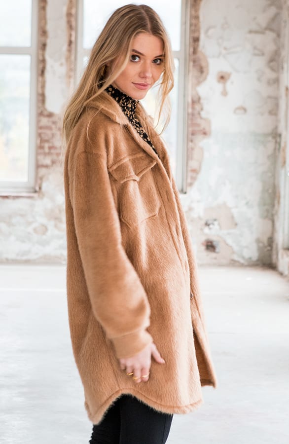 Soft Jacket Louisa Camel – shoparchief